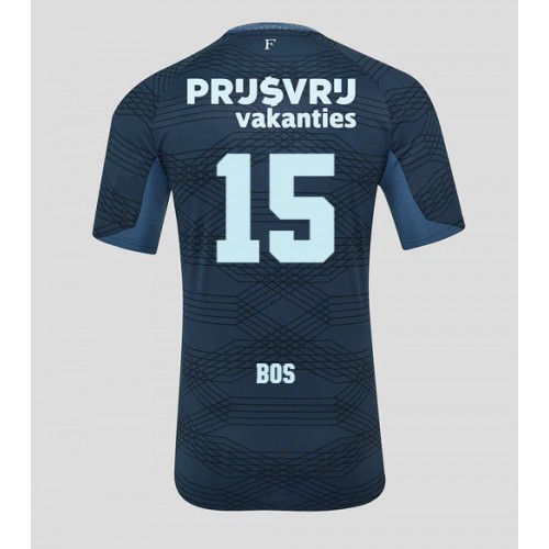 Feyenoord Jordan Bos #15 Udebanetrøje 2025-26 Kortærmet